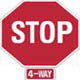 4 Way Stop Sign